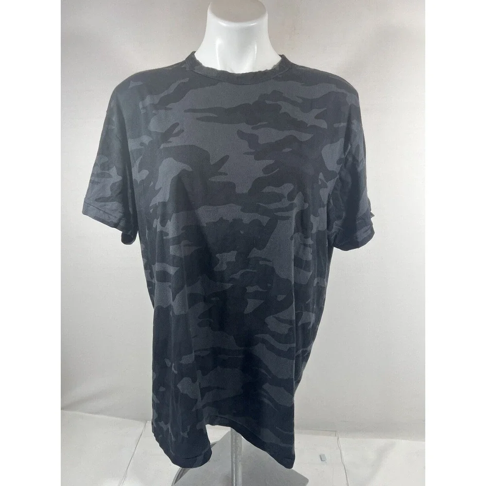 Champion Vintage Mens T-Shirt Large Urban Camouflage Short Sleeve Cotton - Picture 1 of 12
